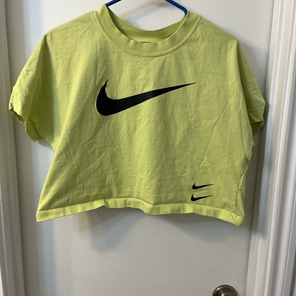 Nike womens Neon Green Short Sleeve Tee